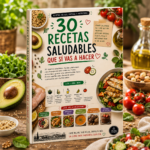 30 Recetas saludables que sí vas a hacer (Portada) LaTiendaSaludable.com