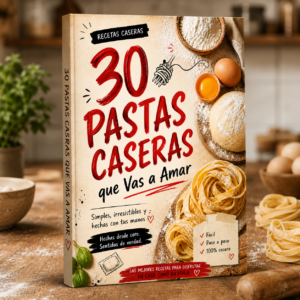 30 Pastas Caseras que Vas a Amar (Tapa) LaTiendaSaludable.com